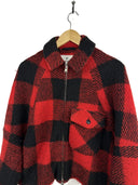 Giacca a quadri Woolrich rossa nera donna (26-580) - S