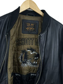 Giacca bomber Schott nero in pelle TYPE MA-1 (26-582) - S