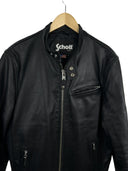 Giacca in pelle nera Schott (26-583) - L