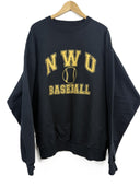 Felpa nera NWU baseball Russel Athletic (26-592) - XXL