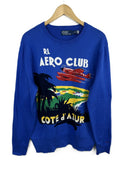 Maglione Ralph Lauren blu Aero Club Cote d'Azur (26-608) - S/M