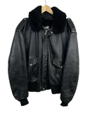Giacca bomber in pelle Schott nero aviator (26-609) - XL
