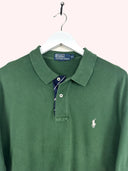 Polo Ralph Lauren verde scuro cropped - M