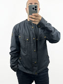 Giacca blu Belstaff cerata -  L
