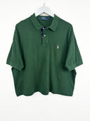 Polo Ralph Lauren verde scuro cropped - M