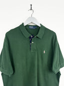 Polo Ralph Lauren verde scuro cropped - M