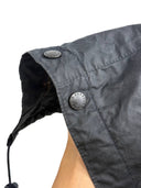 Cappuccio blu Barbour con bottoni (26-610) - U