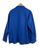Giacca camicia francese da lavoro blu disdressed anni 80 (26-619) - M/L