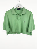 Polo Ralph Lauren verde cropped donna - S/M
