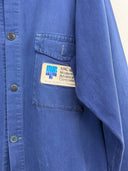 Giacca camicia francese da lavoro blu (26-620) - XL