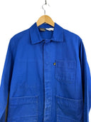 Giacca camicia francese da lavoro blu cobalto (26-622) - S/M