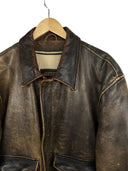 Giacca in pelle invecchiata marrone Bomb Boogie (26-628) - L