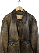 Giacca in pelle invecchiata marrone Bomb Boogie (26-628) - L