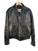 Giacca in pelle Chevignon marrone anni 90 (26-629) - XL