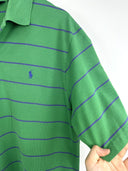 Polo Ralph Lauren verde a righe - L