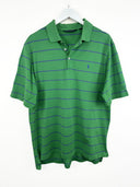 Polo Ralph Lauren verde a righe - L
