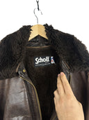 Giacca bomber in pelle Schott aviatore marrone imbottita 48 (26-630) - L/XL