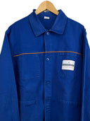 Giacca camicia da lavoro blu anni 80 (26-644) - L