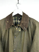Barbour Beaufort verde C42 con spilla - M