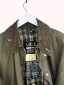 Barbour Beaufort verde C42 con spilla - M