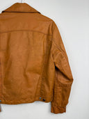 Rara Giacca in pelle Schott Rancher anni 70 tabacco (26-671) - S