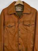 Rara Giacca in pelle Schott Rancher anni 70 tabacco (26-671) - S