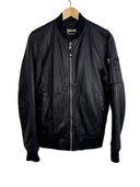 Giacca Schott in pelle nera (26-677) - S