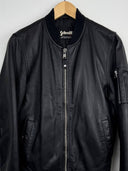 Giacca Schott in pelle nera (26-677) - S
