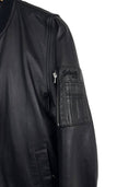Giacca Schott in pelle nera (26-677) - S