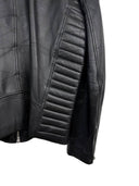 Giacca Schott in pelle nera (26-679) - M/L