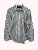 Camicia Ralph Lauren bianca nera a righe- L