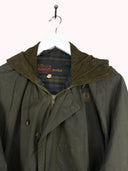 Giacca Belstaff verde cerata - M