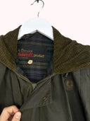 Giacca Belstaff verde cerata - M
