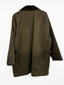 Barbour Solway Zipper verde anni 80 con cintura - M/L