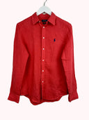 Camicia Ralph Lauren rossa in lino -  XS