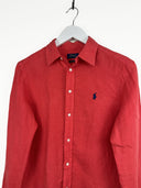 Camicia Ralph Lauren rossa in lino -  XS