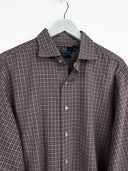 Camicia Ralph Lauren viola quadretti (26ca100) - XL