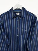Camicia Lacoste blu a righe (26ca181) - XL