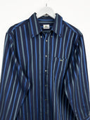 Camicia Lacoste blu a righe (26ca181) - XL