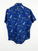 Camicia Ralph Lauren blu fantasia summer (26ca86) - M/L