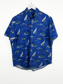 Camicia Ralph Lauren blu fantasia summer (26ca86) - M/L