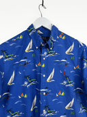 Camicia Ralph Lauren blu fantasia summer (26ca86) - M/L