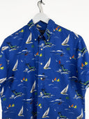 Camicia Ralph Lauren blu fantasia summer (26ca86) - M/L