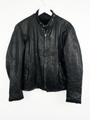 Giacca in pelle Schott nera imbottita (26g386) - m/l