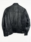 Giacca in pelle Schott nera imbottita (26g386) - m/l