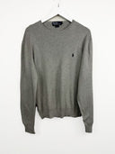 Maglione girocollo Ralph Lauren grigio chiaro (26m19) - M/L