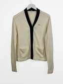 Maglione cardigan Lacoste panna donna (26m24)  - M