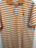Polo arancione a righe Ralph Lauren (26p02) - XL