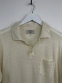 Polo Armani beige 90s (26p26) - L