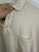 Polo Armani beige 90s (26p26) - L